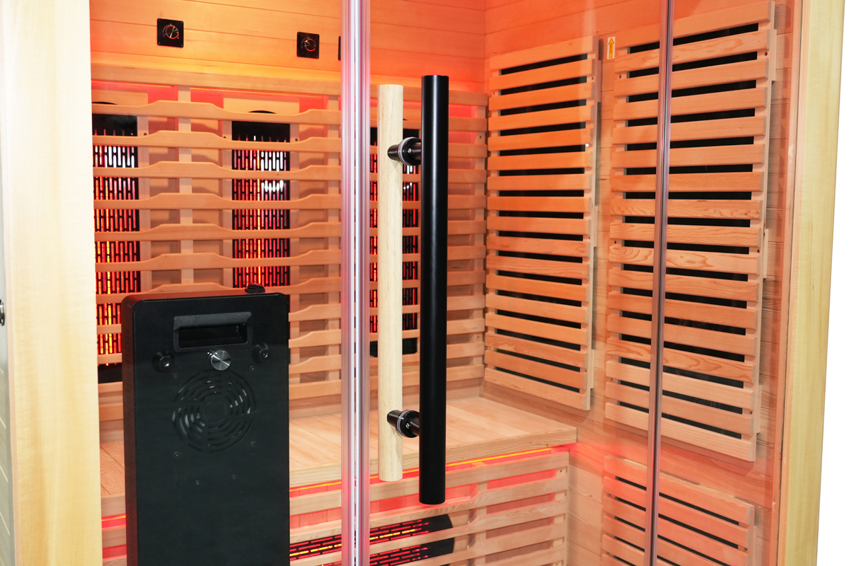 Blisspod I Venetian RED I All-In-One - Full Spectrum + Red Light I Indoor Premium Sauna I 3 Person