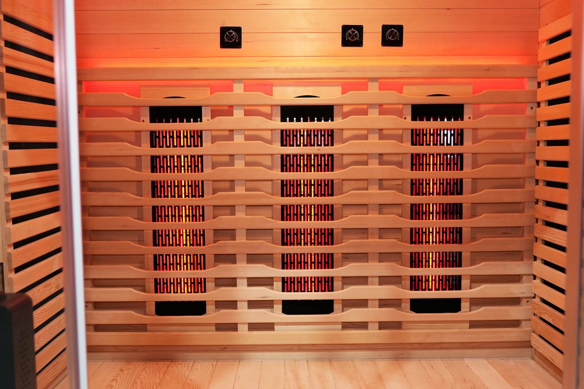 Blisspod I Venetian RED I All-In-One - Full Spectrum + Red Light I Indoor Premium Sauna I 3 Person