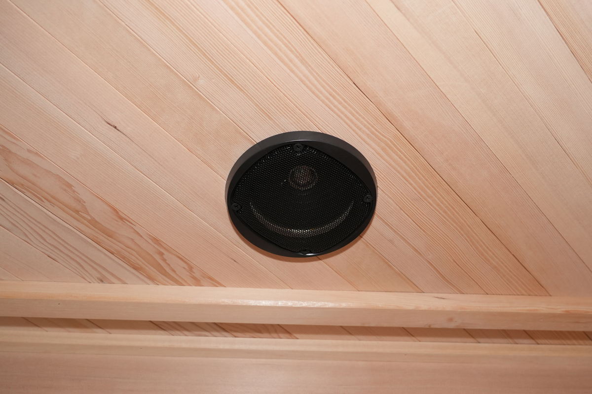 Blisspod I Vienna RED I All-In-One - Full Spectrum + Red Light I Indoor Corner Premium Sauna I 4-5 Person