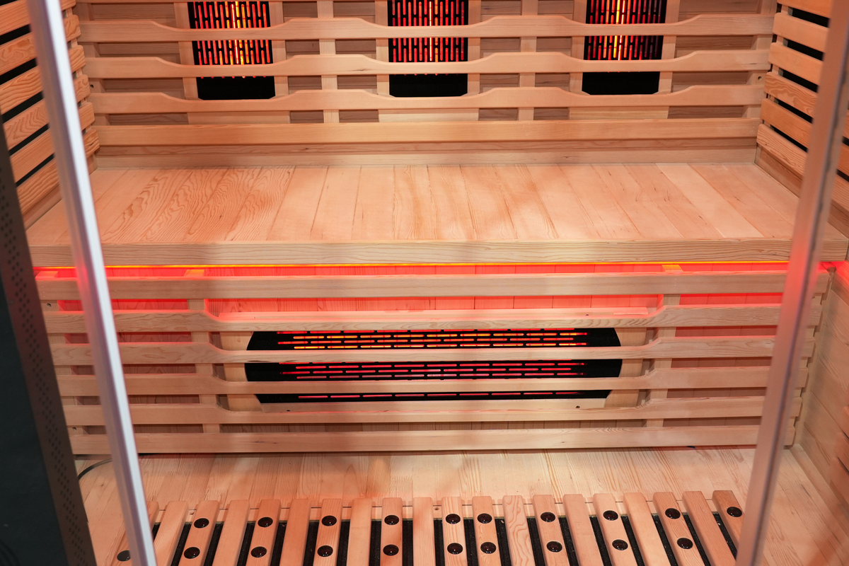 Blisspod I Venetian RED I All-In-One - Full Spectrum + Red Light I Indoor Premium Sauna I 3 Person