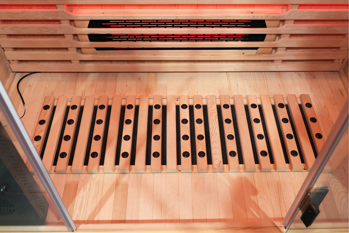 Blisspod I Venetian RED I All-In-One - Full Spectrum + Red Light I Indoor Premium Sauna I 3 Person
