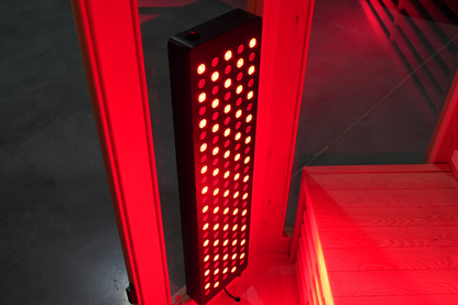 Blisspod I Vienna RED I All-In-One - Full Spectrum + Red Light I Indoor Corner Premium Sauna I 4-5 Person