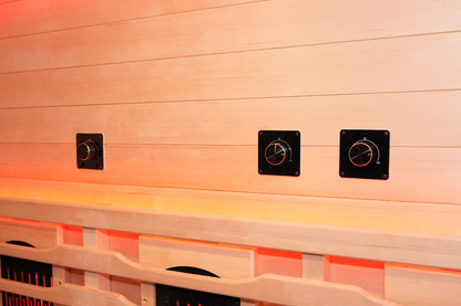 Blisspod I Venetian RED I All-In-One - Full Spectrum + Red Light I Indoor Premium Sauna I 3 Person