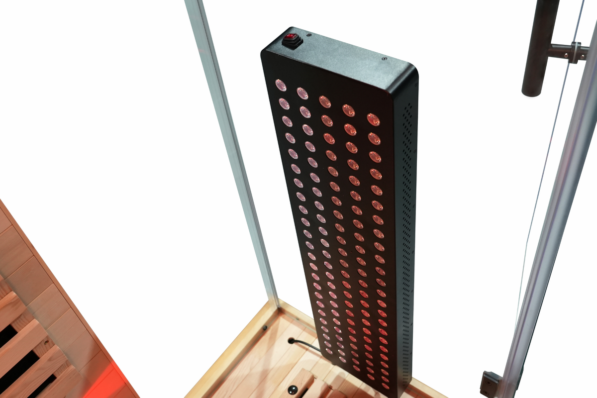 Blisspod I Vantaa RED I All-In-One - Full Spectrum + Red Light I Indoor Premium Sauna I 2 Person