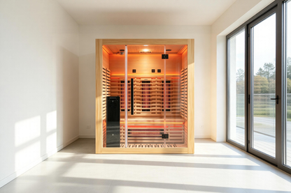 Blisspod I Venetian RED I All-In-One - Full Spectrum + Red Light I Indoor Premium Sauna I 3 Person