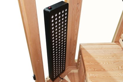 Blisspod I Vienna RED I All-In-One - Full Spectrum + Red Light I Indoor Corner Premium Sauna I 4-5 Person