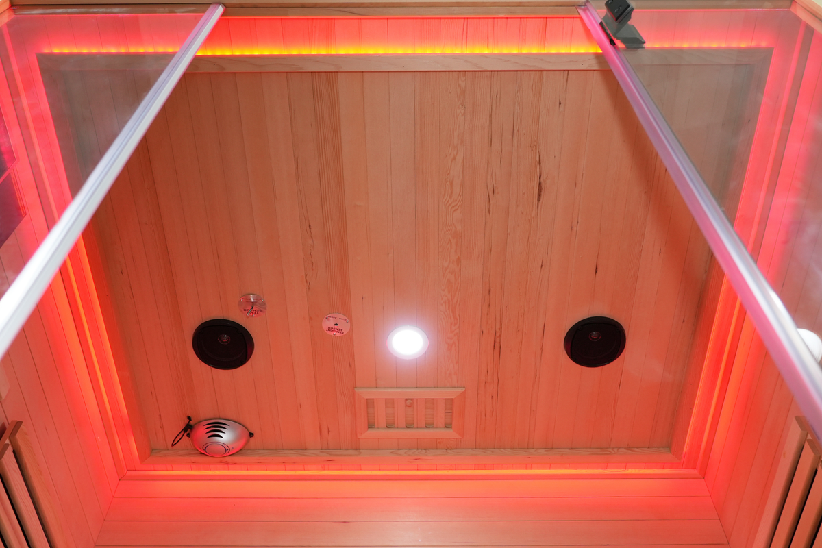 Blisspod I Venetian RED I All-In-One - Full Spectrum + Red Light I Indoor Premium Sauna I 3 Person