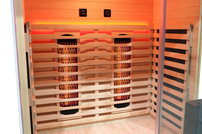 Blisspod I Vantaa RED I All-In-One - Full Spectrum + Red Light I Indoor Premium Sauna I 2 Person