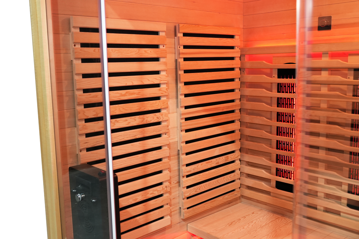 Blisspod I Venetian RED I All-In-One - Full Spectrum + Red Light I Indoor Premium Sauna I 3 Person