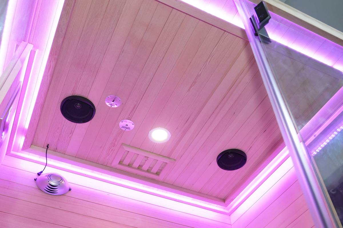 Blisspod I Vantaa RED I All-In-One - Full Spectrum + Red Light I Indoor Premium Sauna I 2 Person