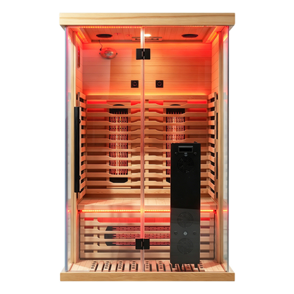 Blisspod I Vantaa RED I All-In-One - Full Spectrum + Red Light I Indoor Premium Sauna I 2 Person