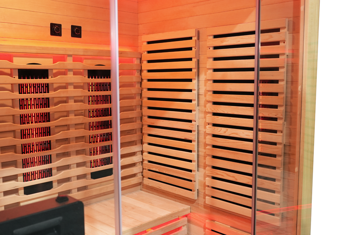 Blisspod I Venetian RED I All-In-One - Full Spectrum + Red Light I Indoor Premium Sauna I 3 Person