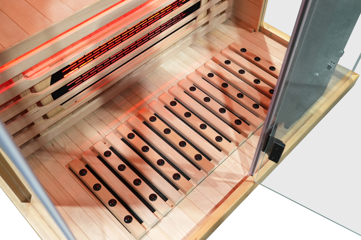 Blisspod I Vantaa RED I All-In-One - Full Spectrum + Red Light I Indoor Premium Sauna I 2 Person