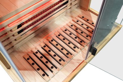 Blisspod I Vantaa RED I All-In-One - Full Spectrum + Red Light I Indoor Premium Sauna I 2 Person